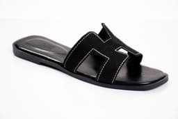 Hera Black Classic Flats view 3